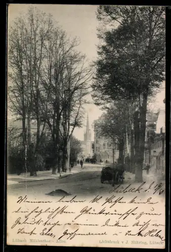 AK Lübeck, Mühlenthor-Allee