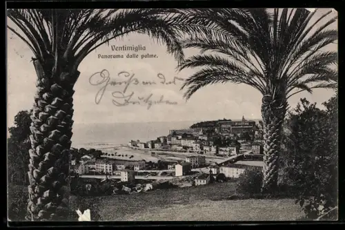 AK Ventimiglia, Panorama dalle palme