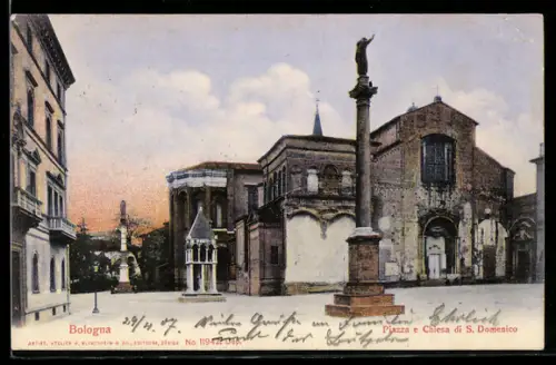 AK Bologna, Piazza e Chiesa di S. Domenico