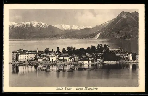 AK Isola Bella /Lago Maggiore, Veduta Generale