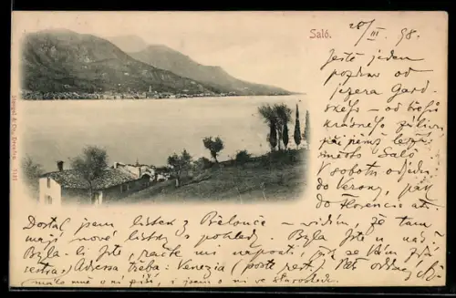 AK Saló, Blick zum Ort