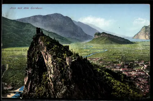 AK Arco, Arco mit dem Gardasee