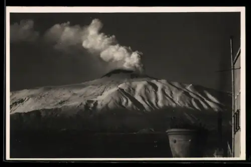 AK Taormina, L`Etna visto dalla Terrazza, Vulkan