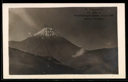 AK El Tungurahua, Vulkan