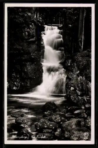AK Hain /Riesengebirge, Hainfall, von unten gesehen
