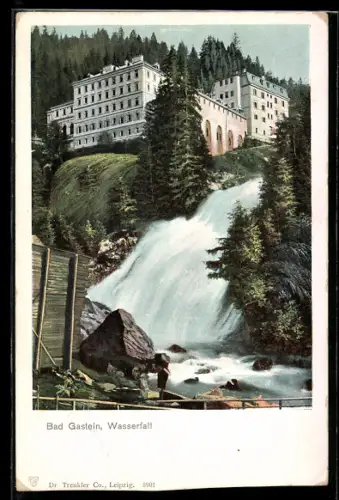 AK Bad Gastein, Partie am Wasserfall