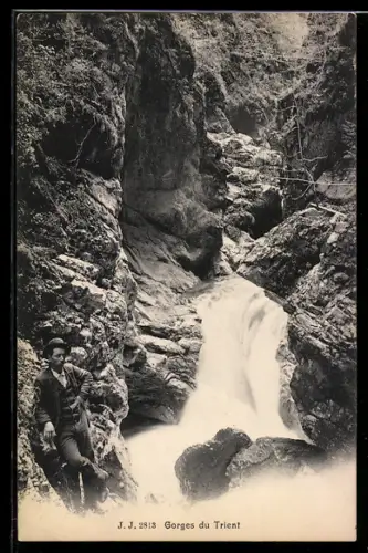 AK Gorges du Trient, Wasserfall