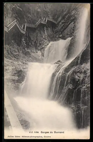 AK Gorges du Durnand, Wasserfall