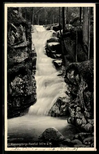 AK Hainfall /Riesengebirge, Wasserfall