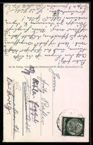 AK Hainfall /Riesengebirge, Wasserfall