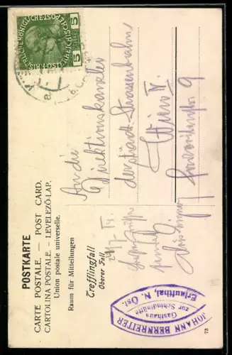 AK Trefflinfall, Oberer Fall