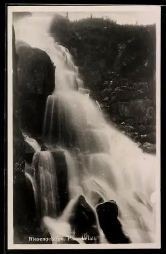 AK Panschefall /Riesengebirge, Wasserfall
