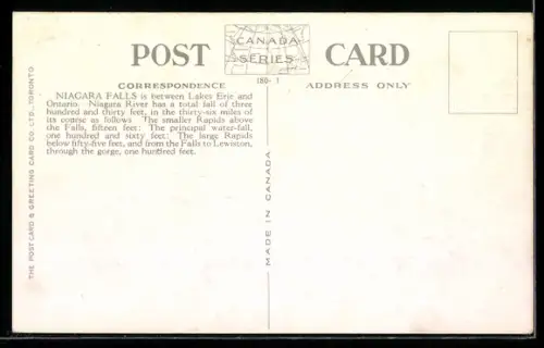 AK Niagara Falls, General View, Wasserfall