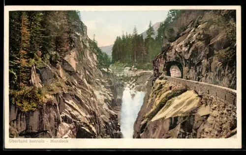 AK Idyllische Aussicht auf den Handeckfall