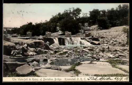 AK Kroonstad, The Waterfall and Ruins of Deviation Bridge