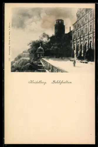 AK Heidelberg, Partie am Schlosssaltan