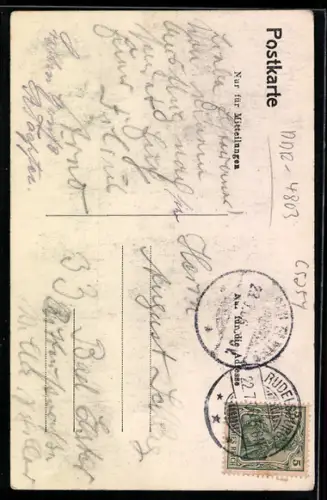 AK Eingang der Rudelsburg