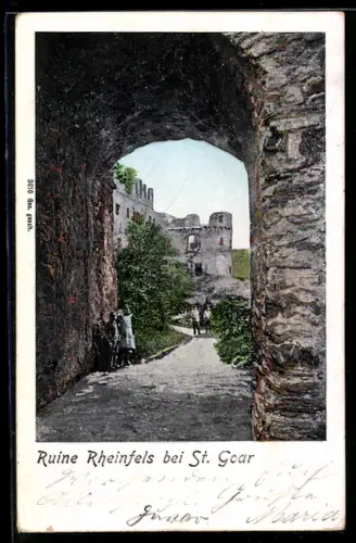 AK St. Goar, Ruine Burg Rheinfels