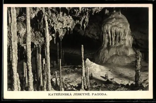 AK Moravia, Katerinska jeskyne, Pagoda, Höhle