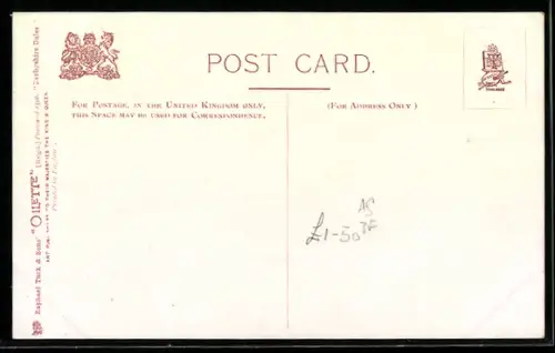 Künstler-AK Castleton, Peak Cavern, The Rope Walk