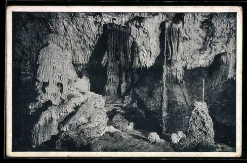 AK Moravia, Punkvahöhle, Der Brillant und seine Umgebung