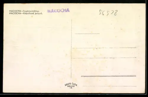 AK Macocha, Tropfsteinhöhlen