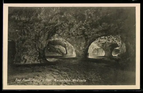 AK Bad Friedrichroda i. Thür., Marienhöhle, Westseite