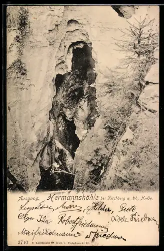 AK Kirchberg, Die Hermannshöhle, Ausgang