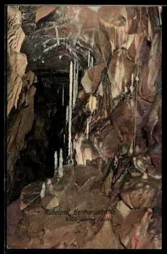 AK Rübeland, Hermannshöhle mit der 8000 jährigen Säule
