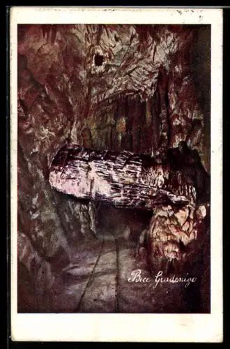 AK R. R. Grotte di Postumia, La colonna rovesciata