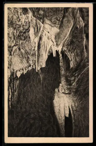 AK Krápníkové jeskyne v Mladci u Litovle, Svice