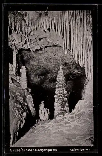 AK Dechenhöhle, In der Kaiserhalle