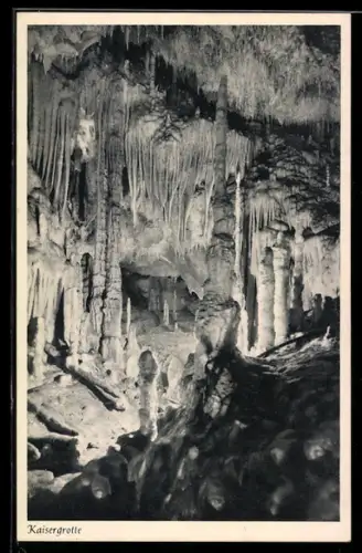 AK Attendorn i. W., Attendorner Tropfsteinhöhle, Kaisergrotte