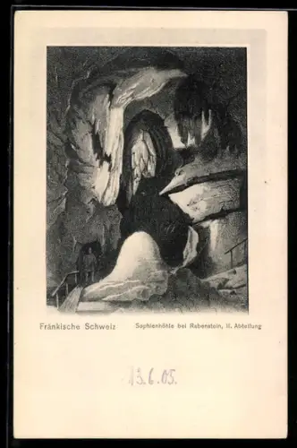 AK Sophienhöhle bei Rabenstein, II. Abteilung