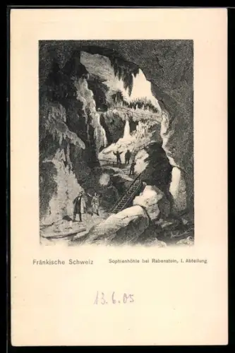 AK Rabenstein, Sophienhöhle bei Rabenstein