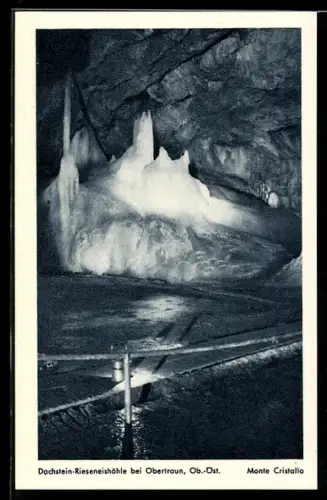 AK Obertraun, Dachstein-Rieseneishöhle, Monte Cristallo