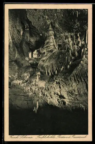 AK Teufelshöhle /Fränkische Schweiz, Partie a. d. Riesensaal