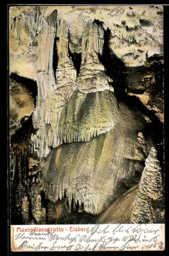 AK Maximiliansgrotte Eisberg, Höhle