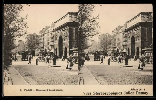 Stereo-AK Paris, Boulevard Saint-Martin