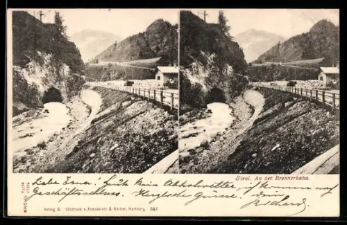 Stereo-AK Tirol, Partie an der Brennerbahn