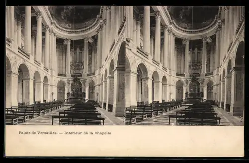 Stereo-AK Versailles, Palais, Intérieur de la Chapelle