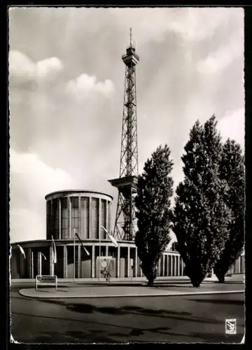AK Berlin, Blick zum Funkturm