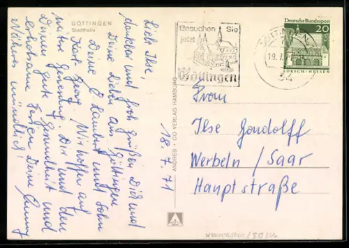 AK Göttingen, Stadthalle