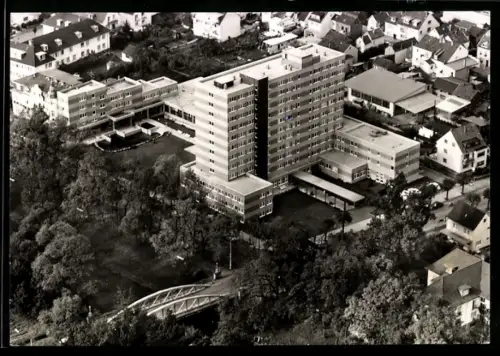 AK Bad Neuenahr, Kurklinik Kurköln mit Umgebung, Landgrafenstrasse 32-38, Fliegeraufnahme