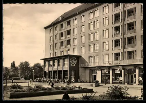 AK Dresden, Altmarkt mit Ring Cafe