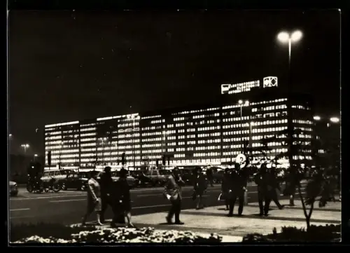 AK Berlin, Haus der Elektroindustrie bei Nacht
