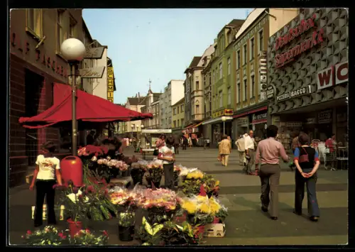 AK Hattingen, Ladengeschäfte in der Heegerstrasse