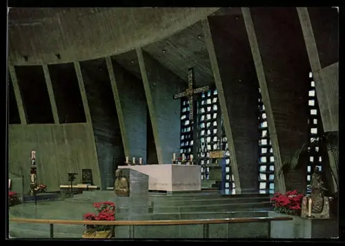 AK Augsburg, Katholische Pfarrkirche St. Don Bosco in der Herrenbach-Siedlung