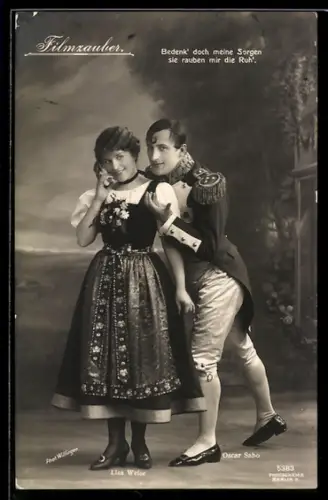 AK Filmzauber, Oscar Sabo u. Lisa Welse als Paar