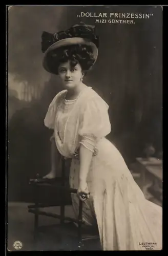 AK Operette Dollar Prinzessin mit der Schauspielerin Mizi Günther